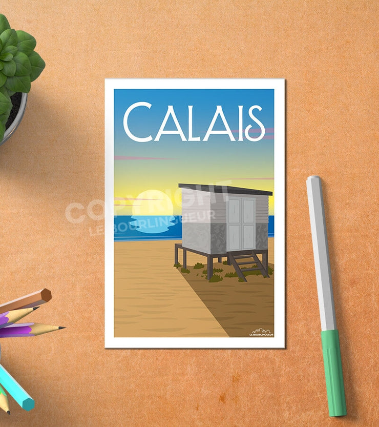 Carte Postale Plage De Calais