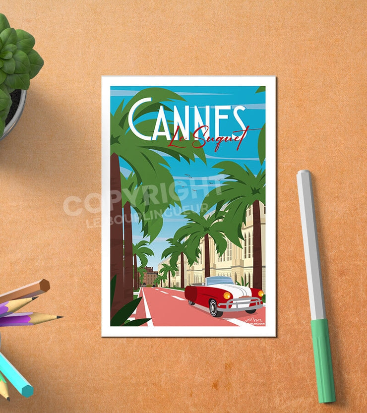 Carte Postale Cannes Le Suquet