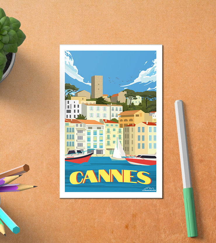 Carte Postale La Plage De Cannes
