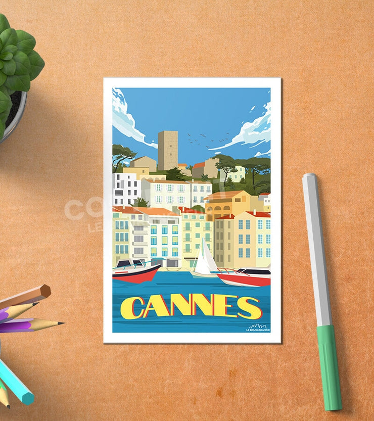 Carte Postale La Plage De Cannes