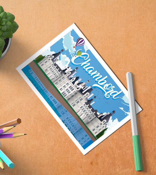 Carte Postale Chambord Postale