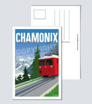 Carte Postale Chamonix Train du Montenvers