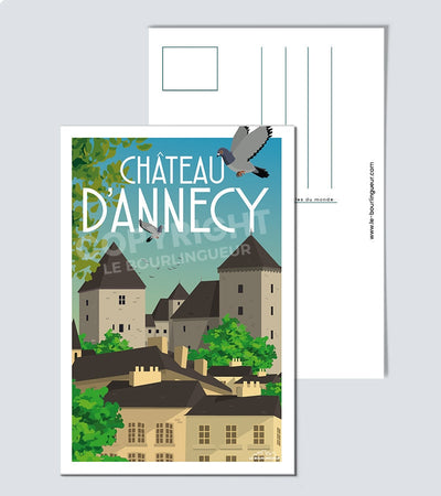 Carte Postale Château Dannecy Postale