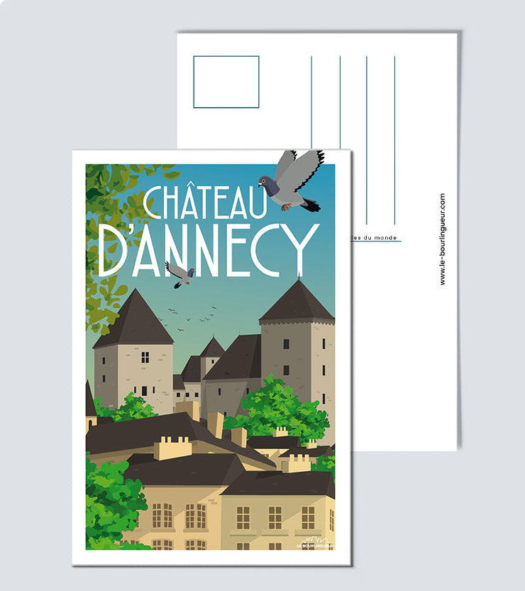 Carte Postale Château Dannecy Postale