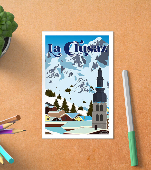 Carte Postale La Clusaz