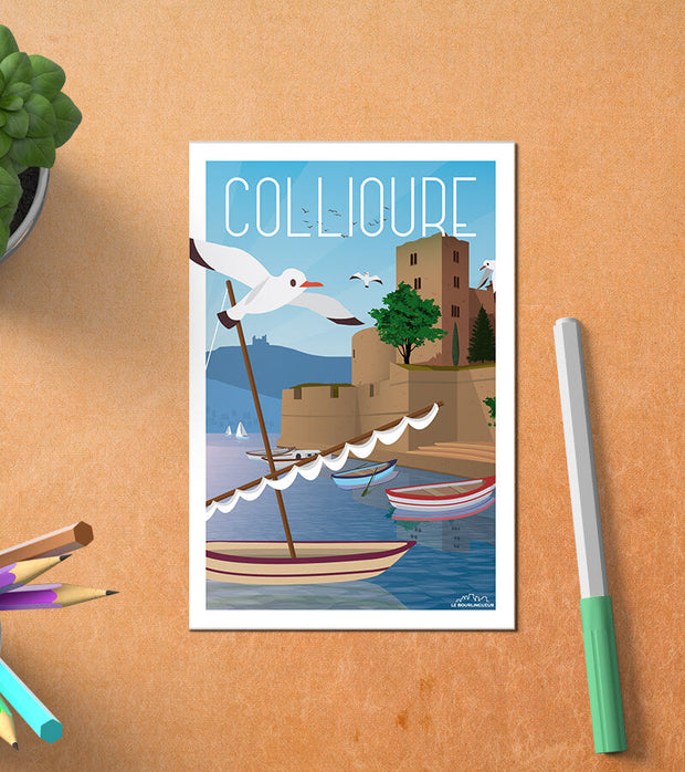 Carte Postale Collioure Bord De Mer