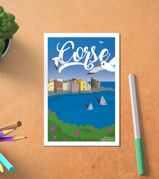 Carte Postale Corse Postale
