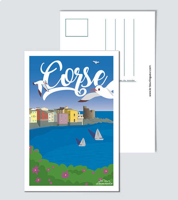 Carte postale Corse