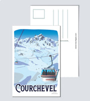 Carte Postale vintage Courchevel