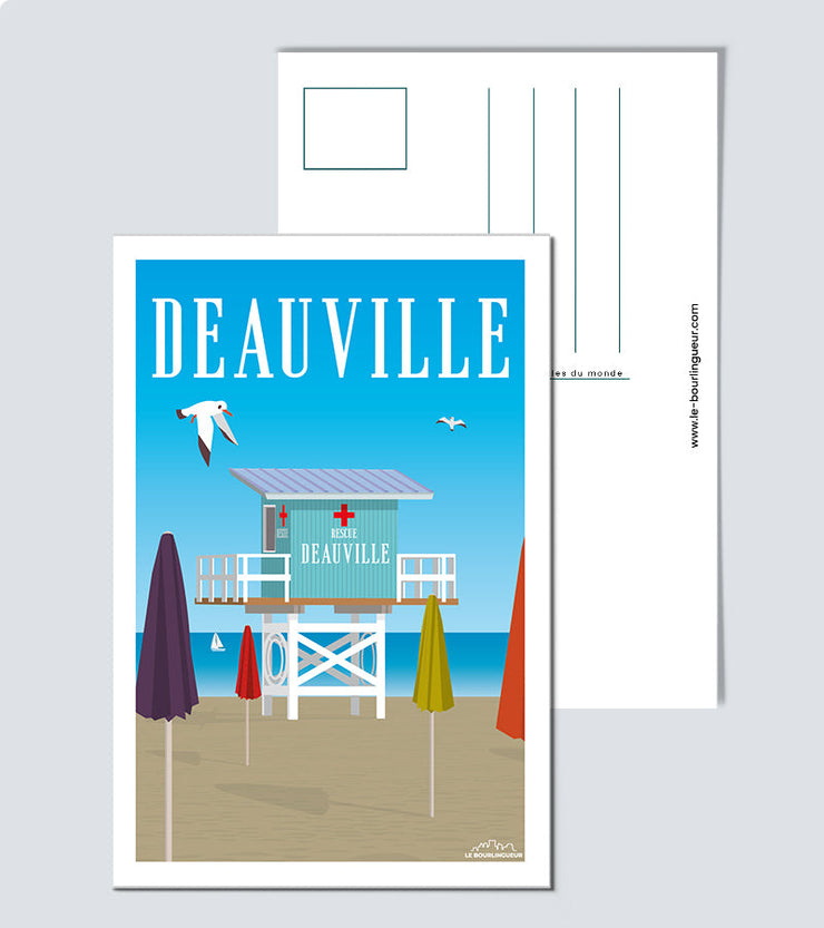 Carte postale vintage Deauville