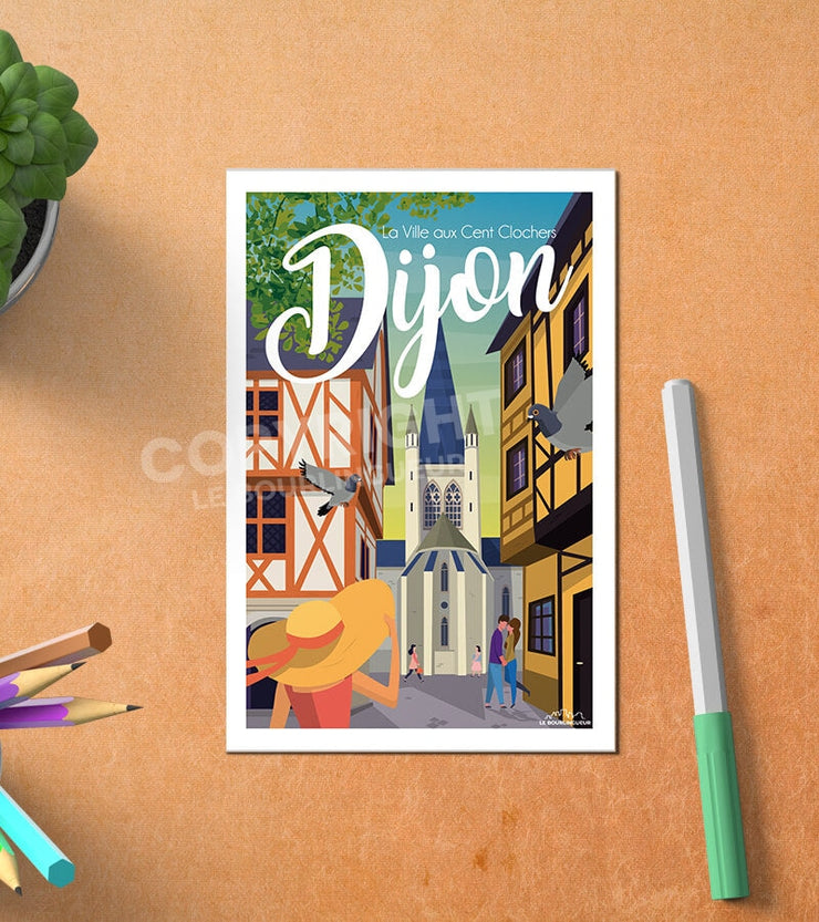 Carte Postale Dijon Postale