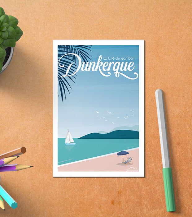 Carte Postale Plage Dunkerque Postale