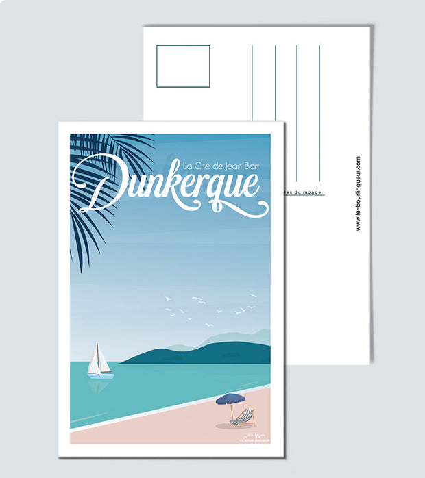 Carte postale Plage Dunkerque
