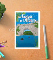 Carte Postale Le Pont Darc Ardèche