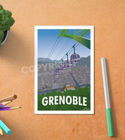 Carte Postale De Grenoble Téléphérique