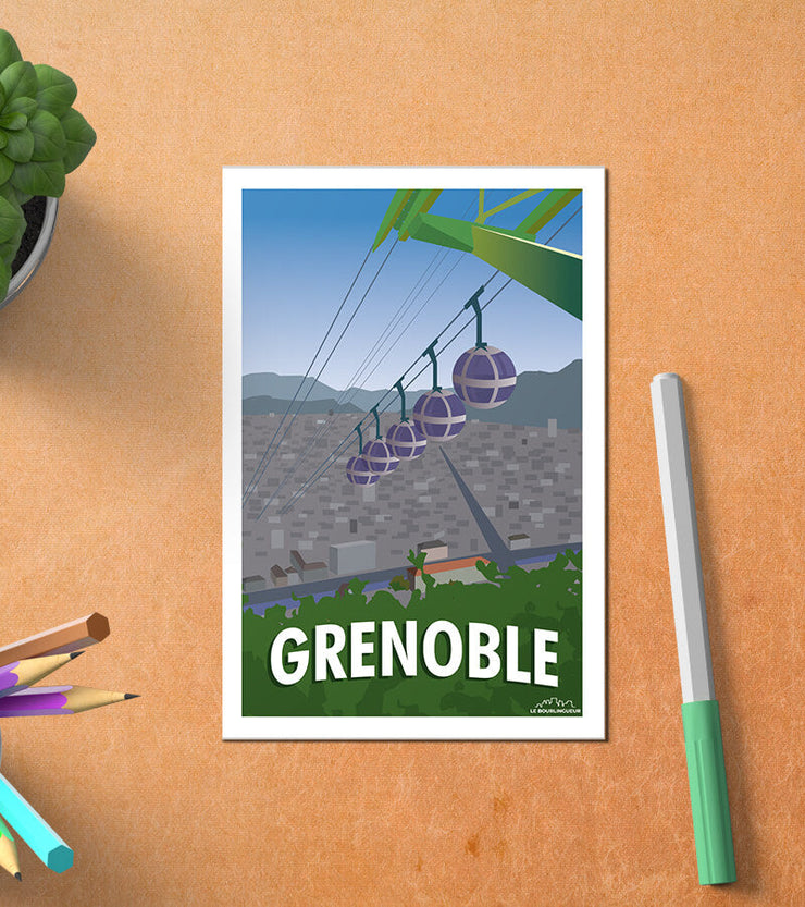 Carte Postale De Grenoble Téléphérique