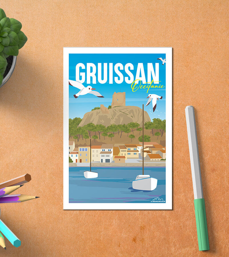 Carte Postale Gruissan