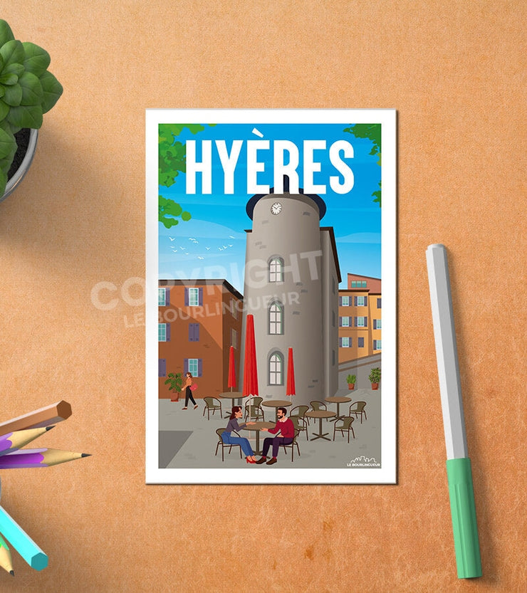 Carte Postale Hyères Centre Ville