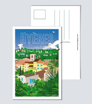 Carte Postale vintage Hyères