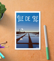 Carte Postale Les Salières Île De Ré