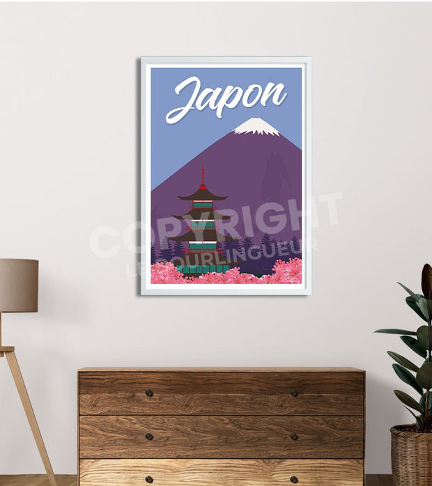 poster retro japon tokyo