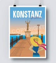 Affiche Konstanz Deutschland