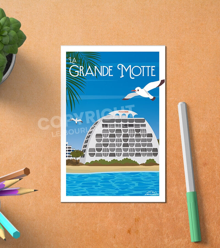 Carte Postale La Grande Motte