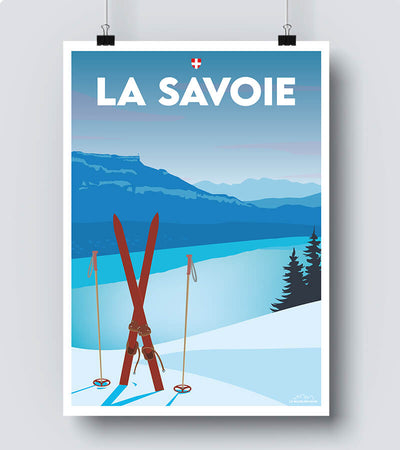 Affiche croix du nivolet savoie