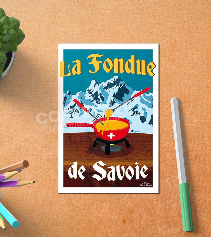 Carte Postale La Fondue De Savoie