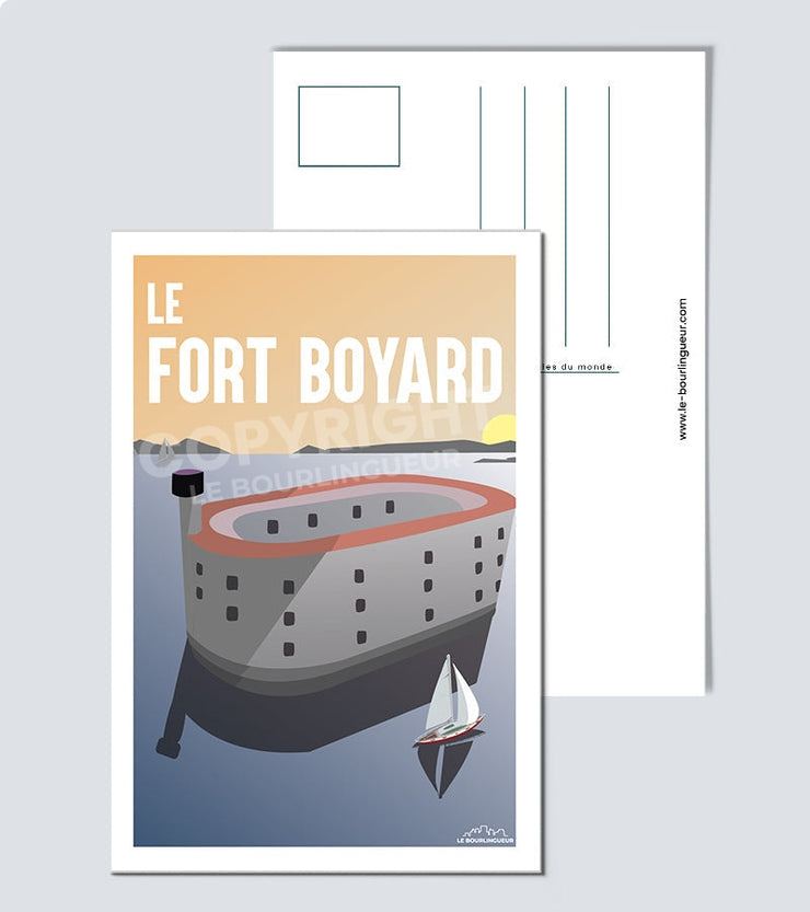 Carte Postale la Rochelle avec le fort boyard