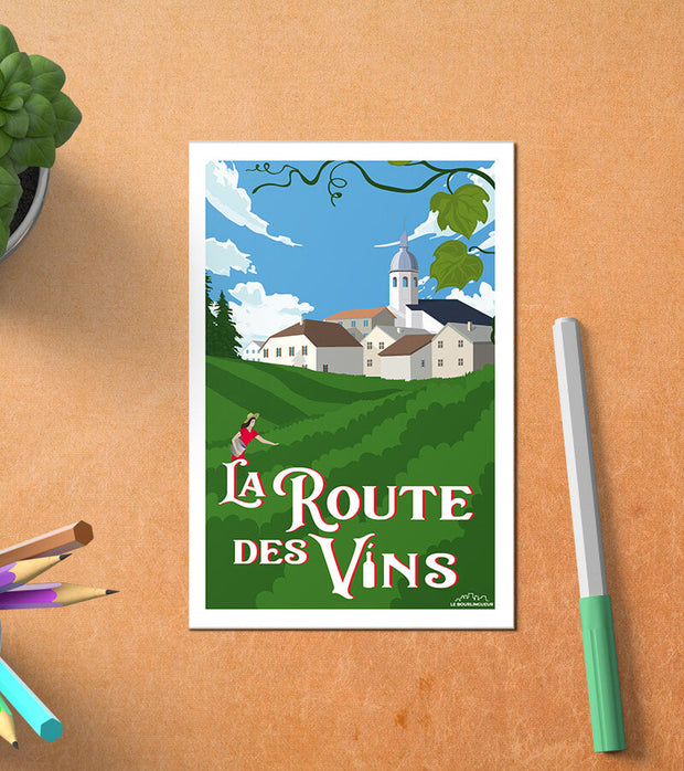 Carte Postale Alsace Route Des Vins