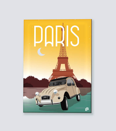 Magnet Paris la deux chevaux