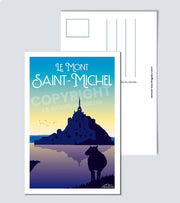 Carte Postale vintage Mont Saint Michel