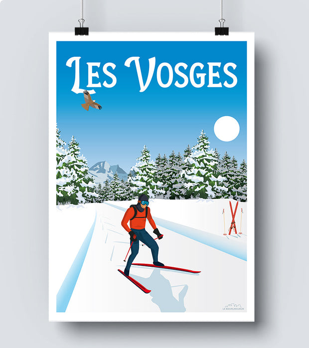 Affiche les vosges montagne
