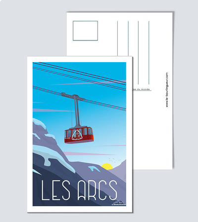 Carte Postale les Arcs
