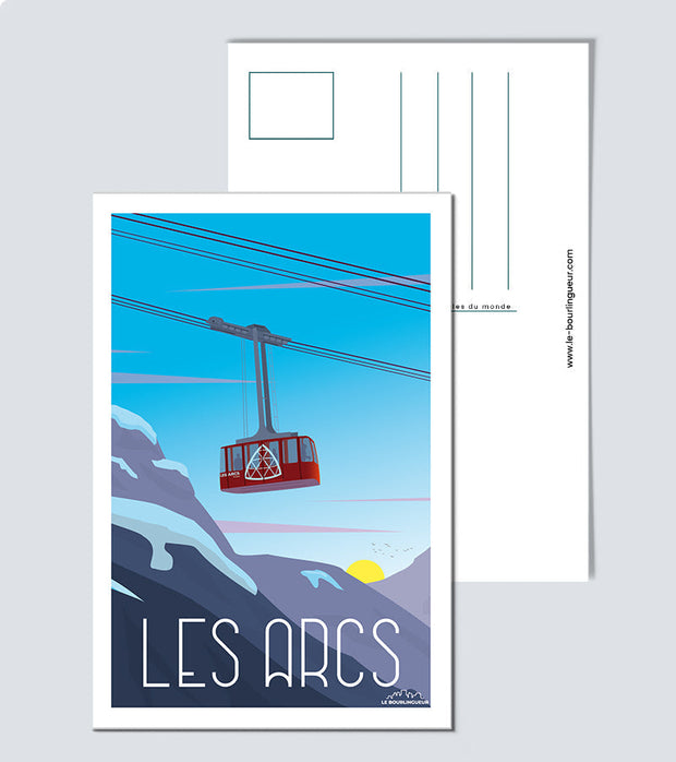Carte Postale les Arcs