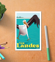 Carte Postale Les Landes