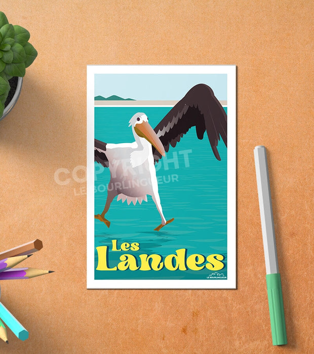 Carte Postale Les Landes