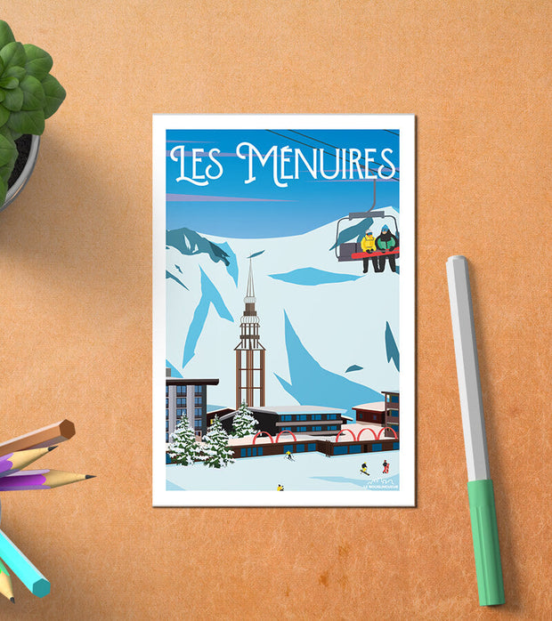 Carte Postale Les Ménuires