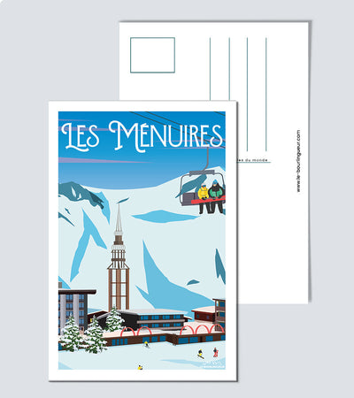 Carte Postale les Ménuires