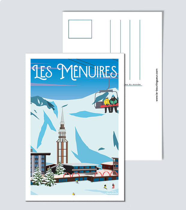 Carte Postale les Ménuires