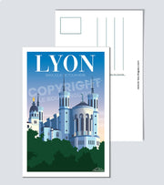 Carte Postale Lyon Notre Dame de Fourvière
