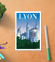 Carte Postale Lyon Notre Dame De Fourvière