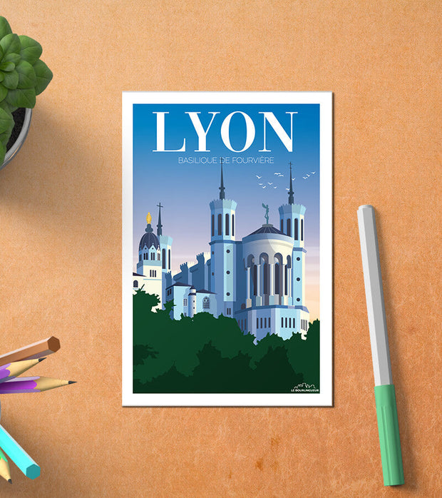Carte Postale Lyon Notre Dame De Fourvière