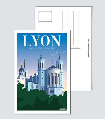 Carte Postale Lyon Notre Dame de Fourvière