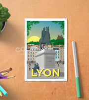 Carte Postale Lyon Statue Équestre De Louis Xiv