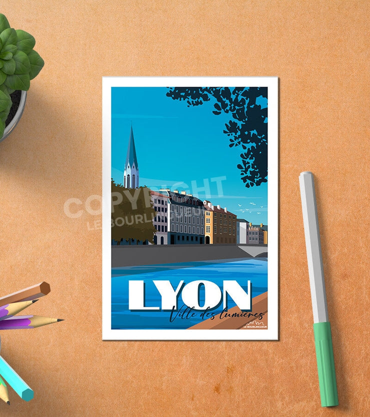 Carte Postale Ville De Lyon