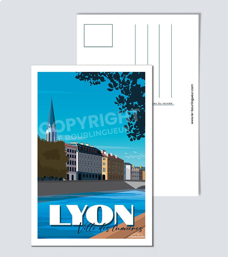 Carte Postale ville de Lyon