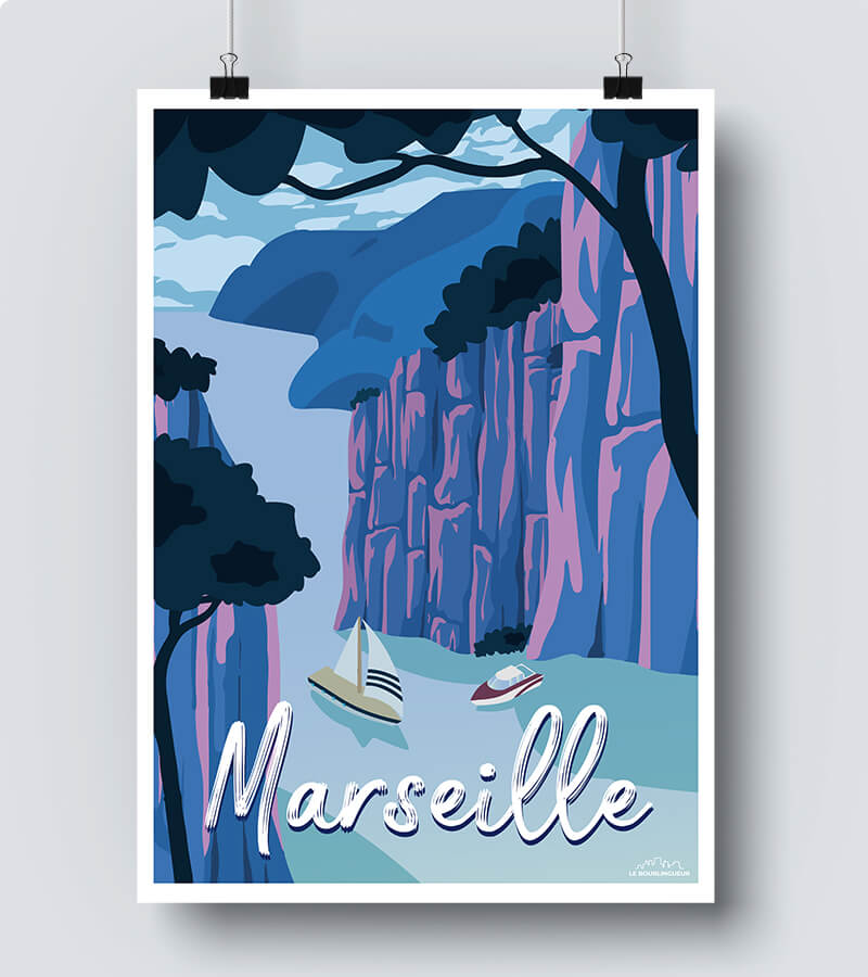 Affiche 'Marseille Liberté Pour Les Antifa Emprisonnés' - 60x80cm - Poster 1301