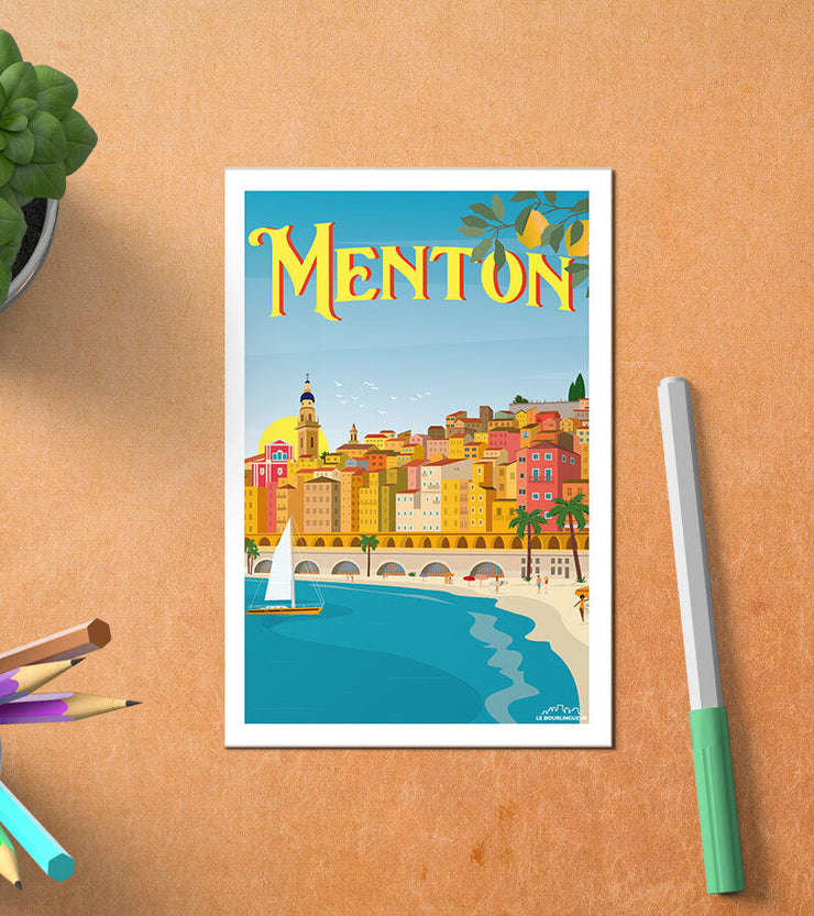 Carte Postale Menton